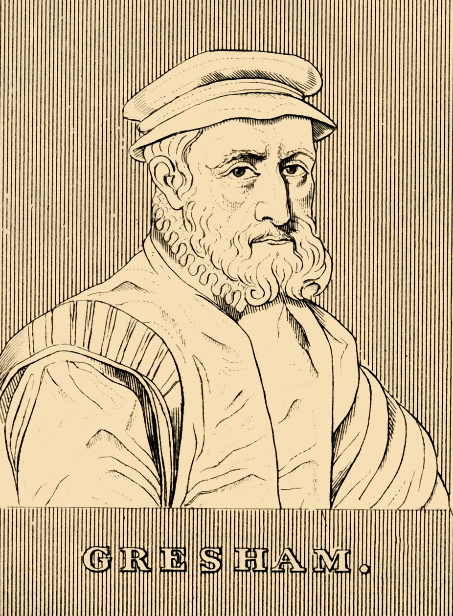 Gresham, c1519-1579, 1830. tekijältä Unbekannt