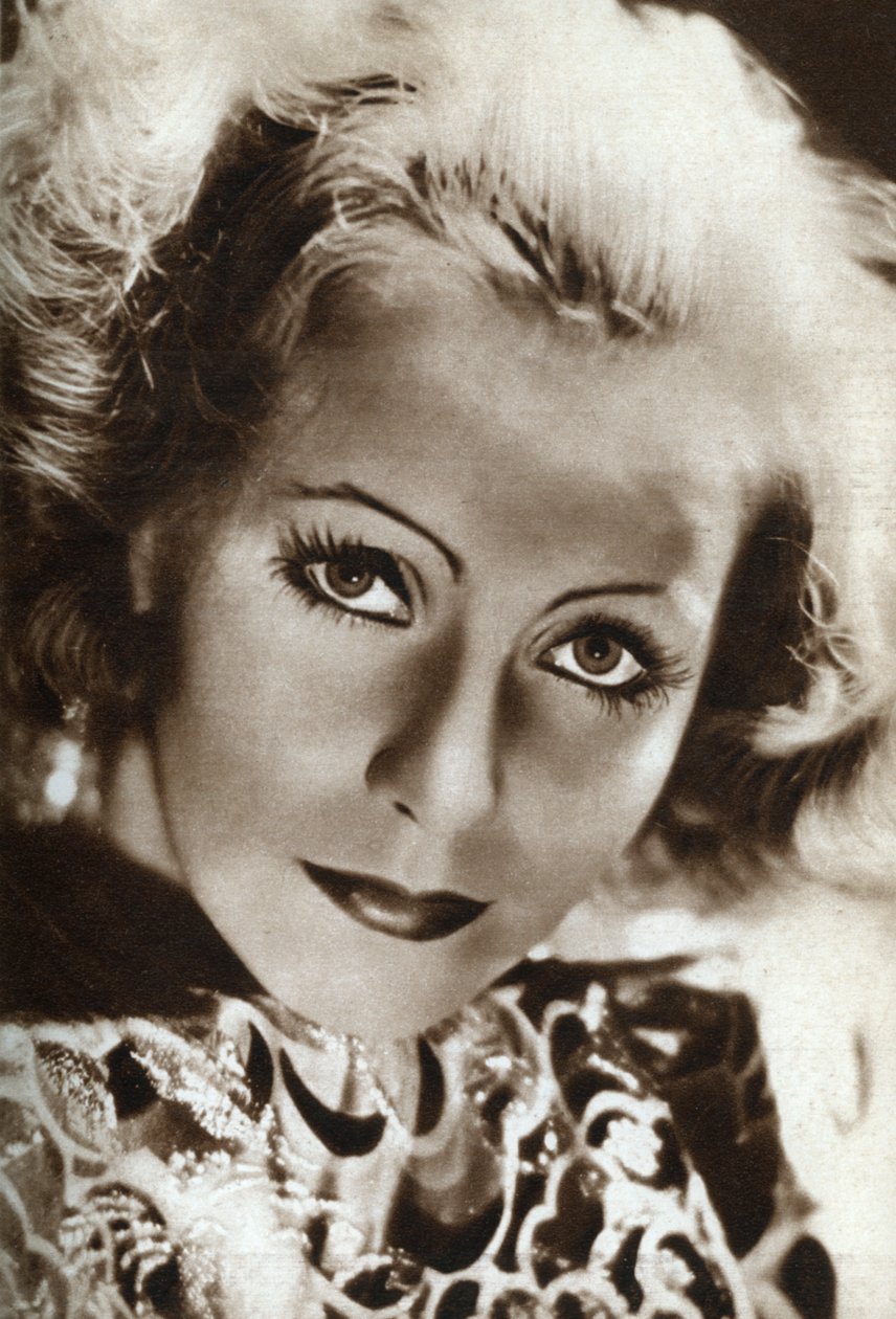 Greta Garbo, ruotsalainen näyttelijä, 1933 tekijältä Unbekannt