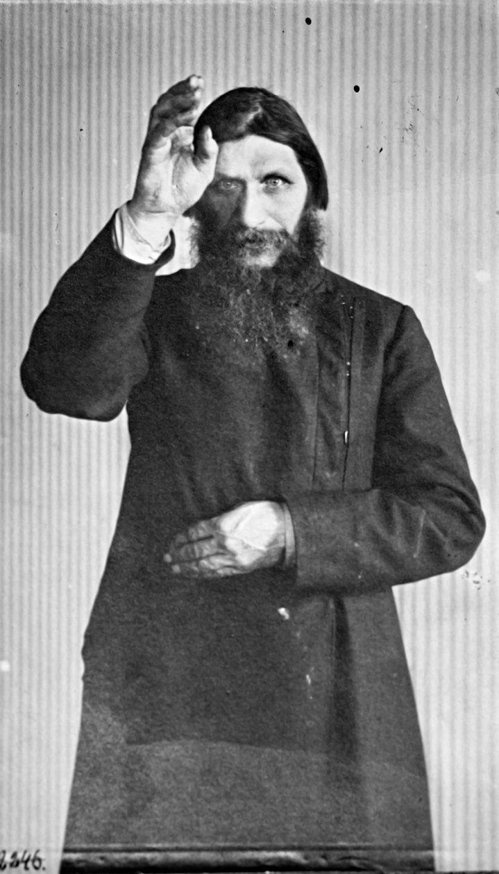 Grigori Jefimovitš Rasputin, venäläinen mystikko ja pyhä mies, c1914-c1916. tekijältä Unbekannt