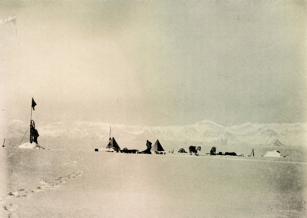 Grisi Depot, leveysaste 82° 45 etelää, c1908, 1909. tekijältä Unbekannt