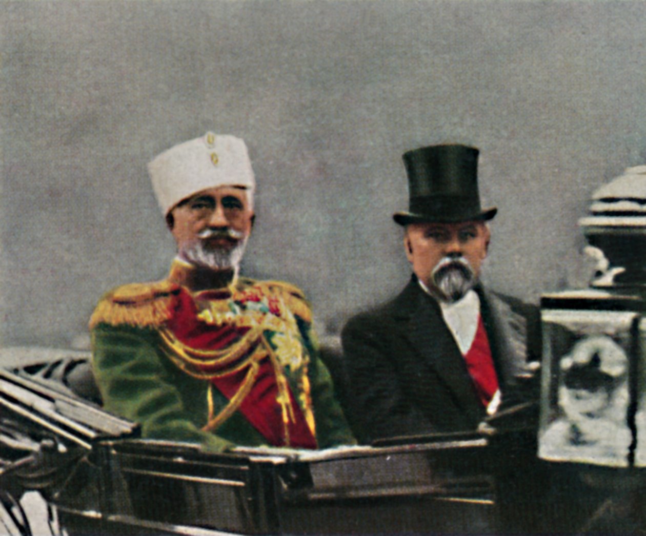 Suurherttua Nikolai Nikolajevitš 1856-1929 ja Poincaré syntyneet 1860, 1934. tekijältä Unbekannt