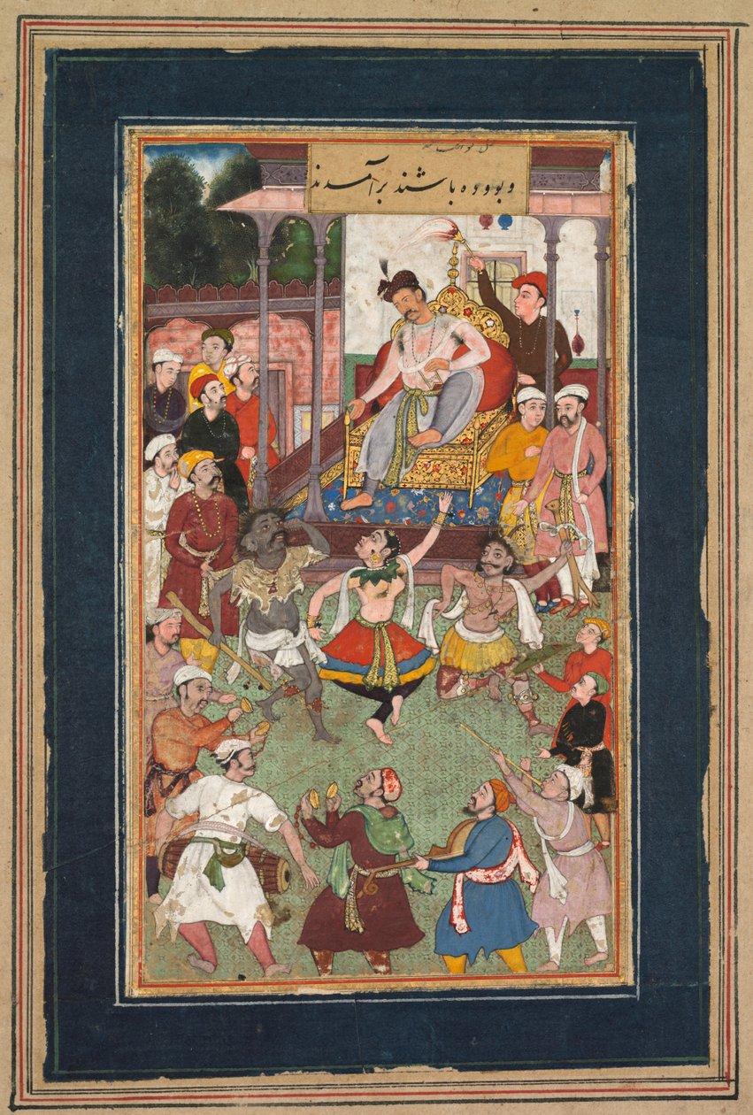 Grotesque Dancers Performing, noin 1600. tekijältä Unbekannt