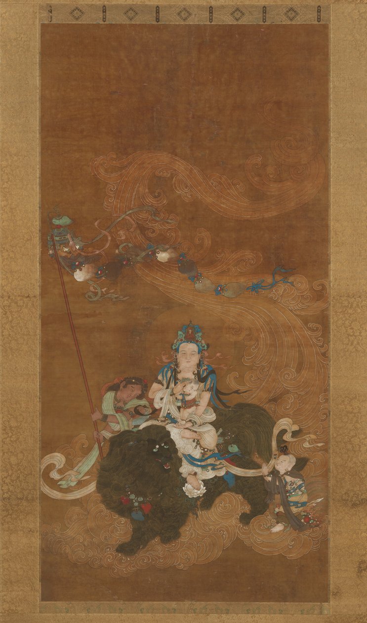 Guanyin, poikien tuoja, 1500-luvun loppu. tekijältä Unbekannt