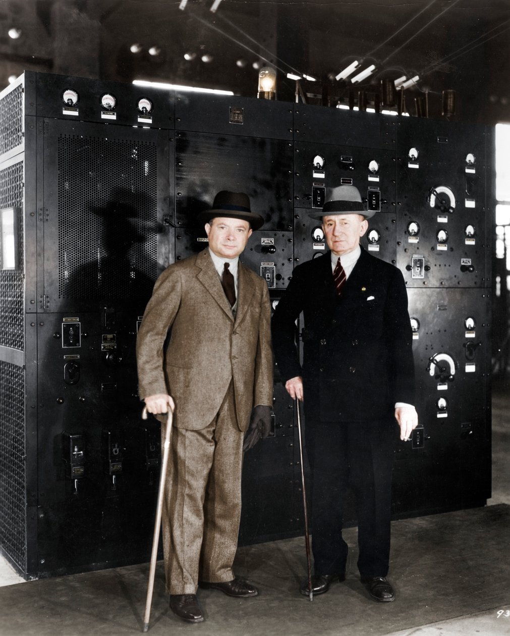 Guglielmo Marconi ja David Sarnoff, 1933 tekijältä Unbekannt