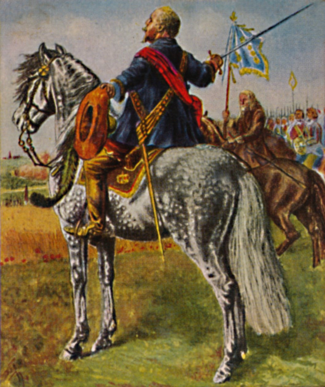 Kustaa Adolf 1594-1632. W. Camphausenin maalauksen jälkeen, 1934. tekijältä Unbekannt