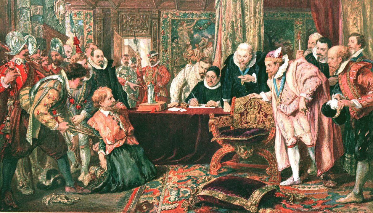 Guy Fawkes ennen James the Firstiä, 1870, 1900. tekijältä Unbekannt