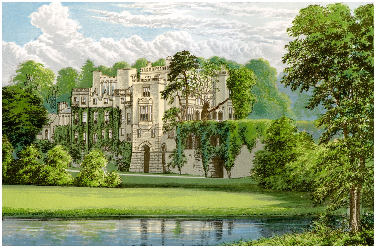 Guys Cliffe, Warwickshire, Percy-perheen koti, 1880 tekijältä Unbekannt