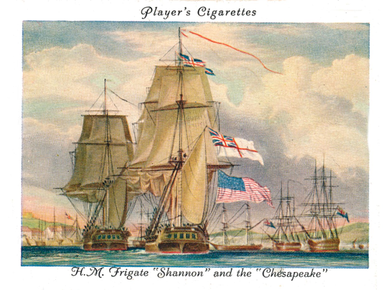 H.M. Fregate Shannon ja Chesapeake, 1936. tekijältä Unbekannt