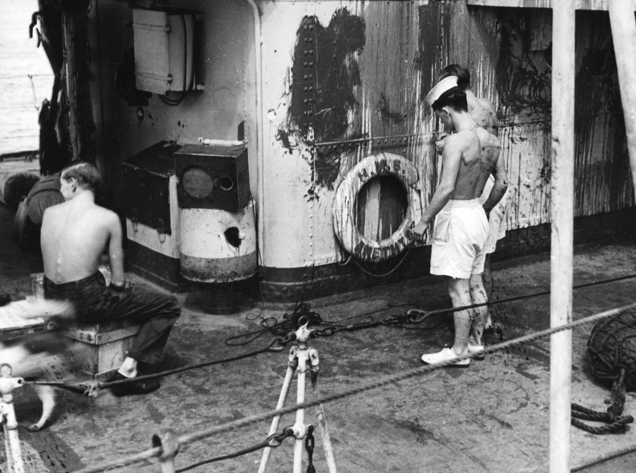 HMS Amethyst, Jangtse-joen toiminnan jälkeen, 20. huhtikuuta 1949 tekijältä Unbekannt