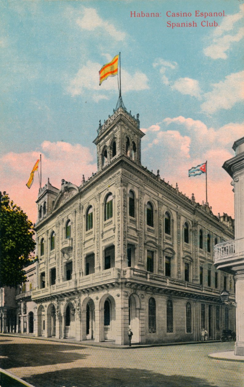 Habana: Casino Espanol. Espanjalainen klubi, 1910 tekijältä Unbekannt