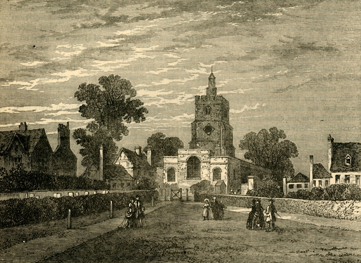Hackney Church, 1876. tekijältä Unbekannt