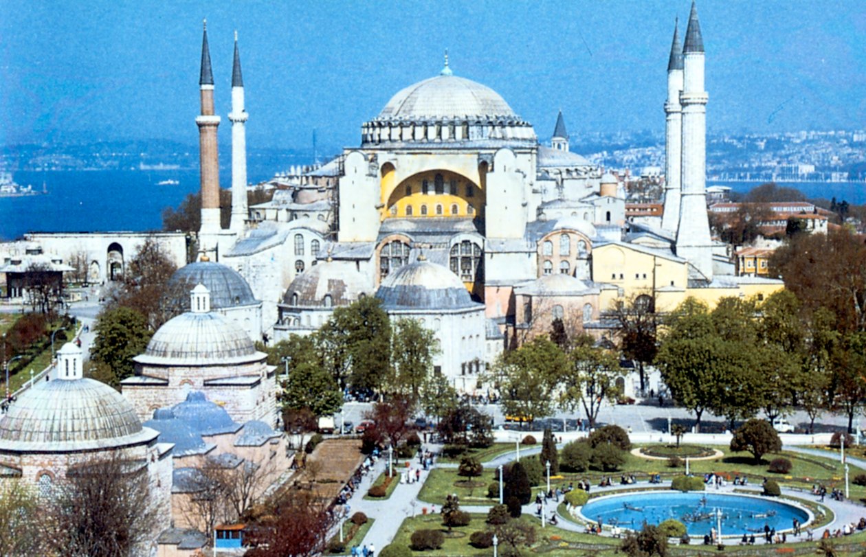 Hagia Sofia, Istanbul, Konstantinopoli, Turkki, 1980-luku tekijältä Unbekannt
