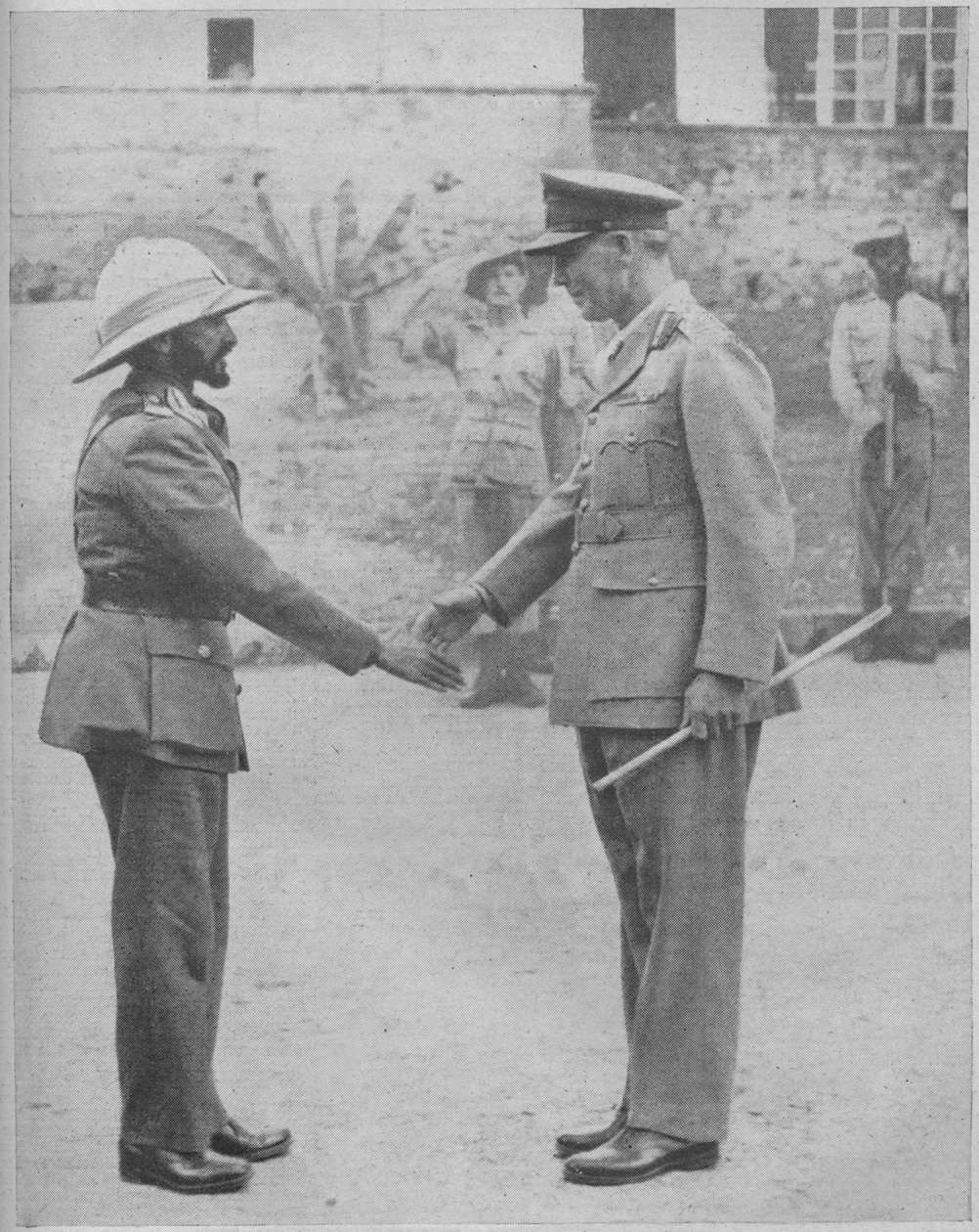 Haile Selassie ja kenraali Cunningham, 1941 tekijältä Unbekannt