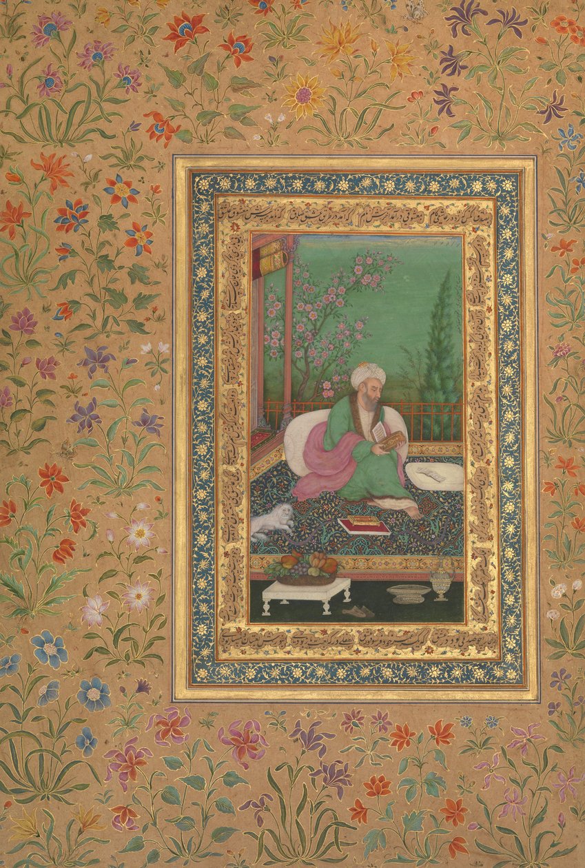 Haji Husain Bukhari, Folio Shah Jahan -albumista, recto: 1800-luvun alku. tekijältä Unbekannt