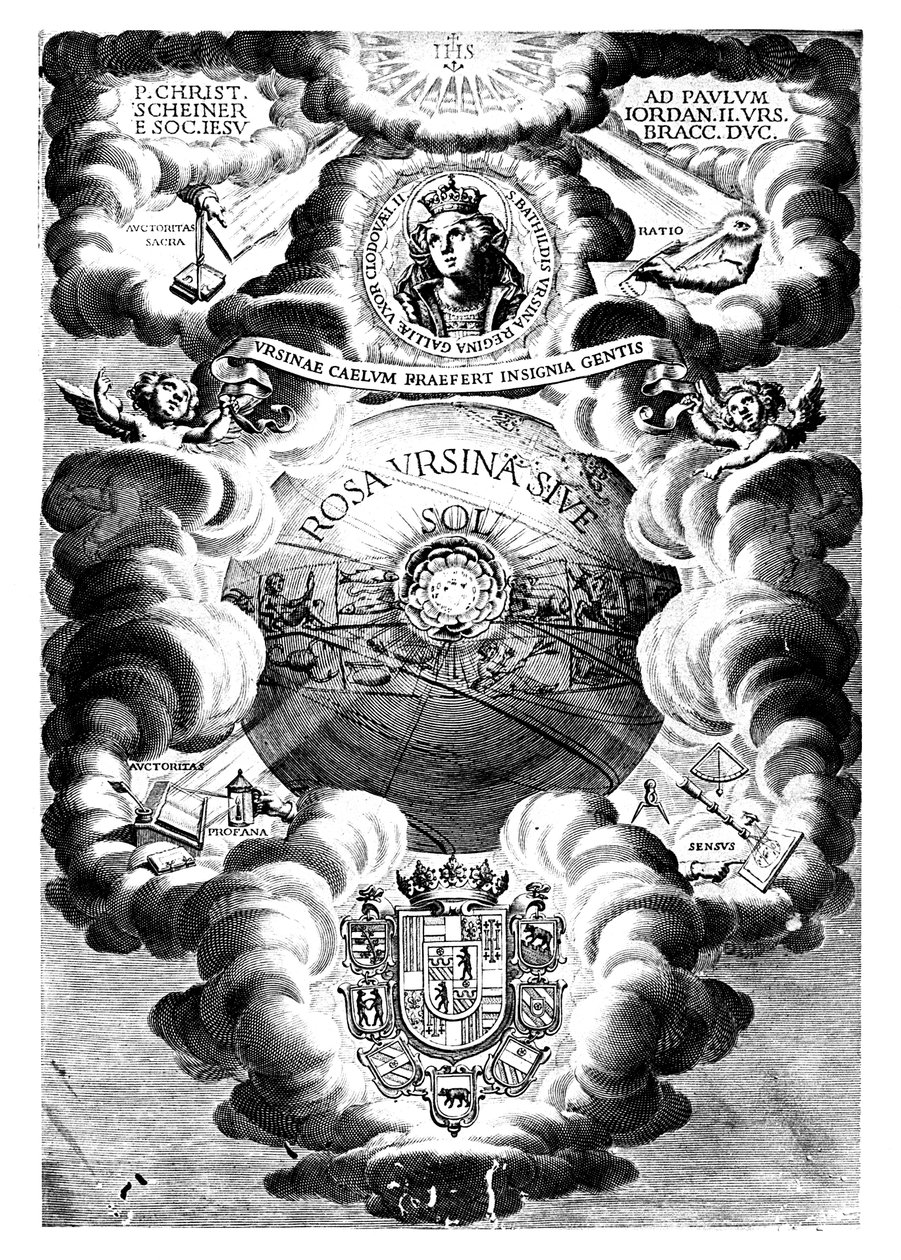 Rosa Ursinan puolinimike, Christopher Scheiner, 1630 tekijältä Unbekannt