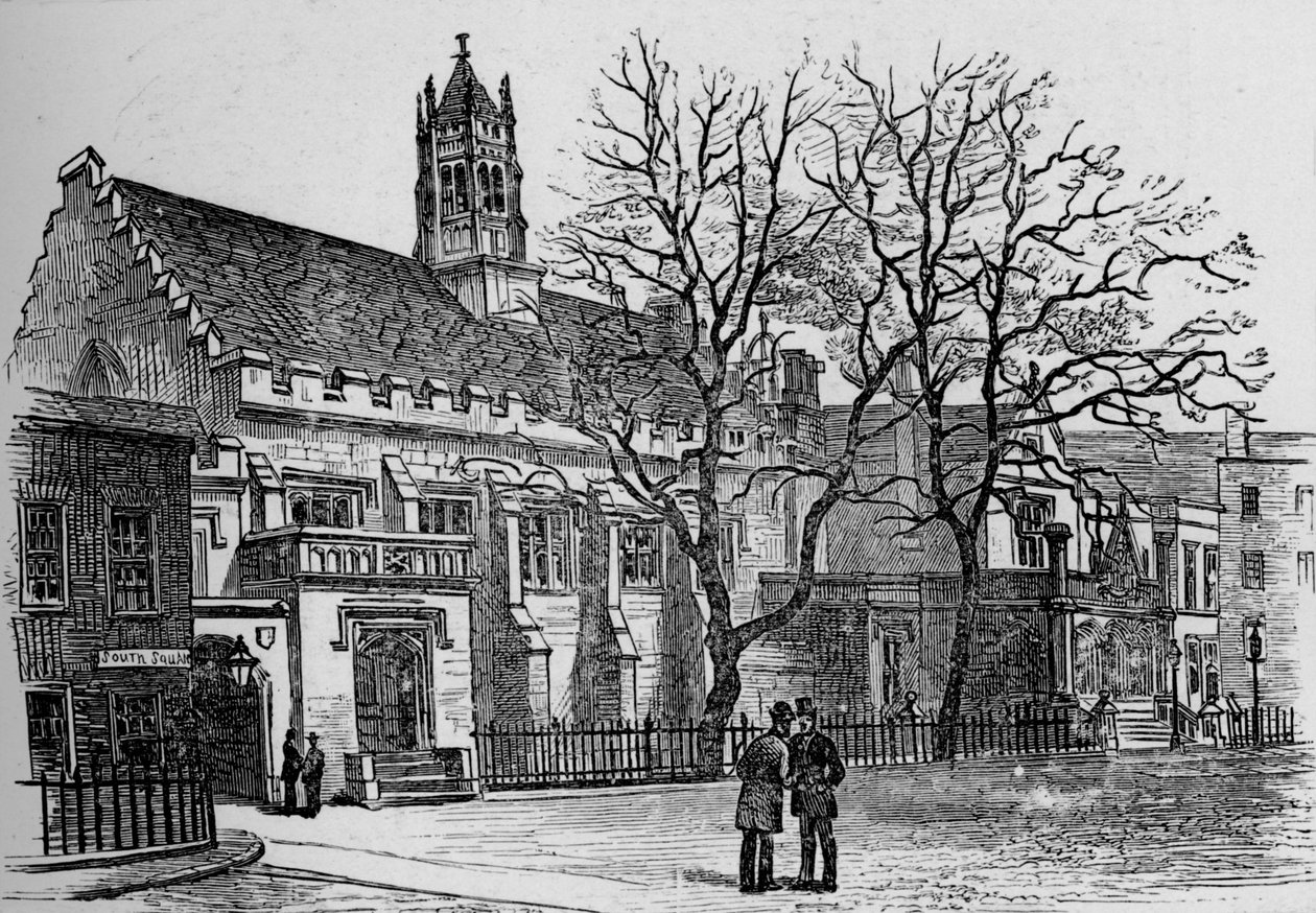 Hall and Library, Grays Inn, 1890 tekijältä Unbekannt