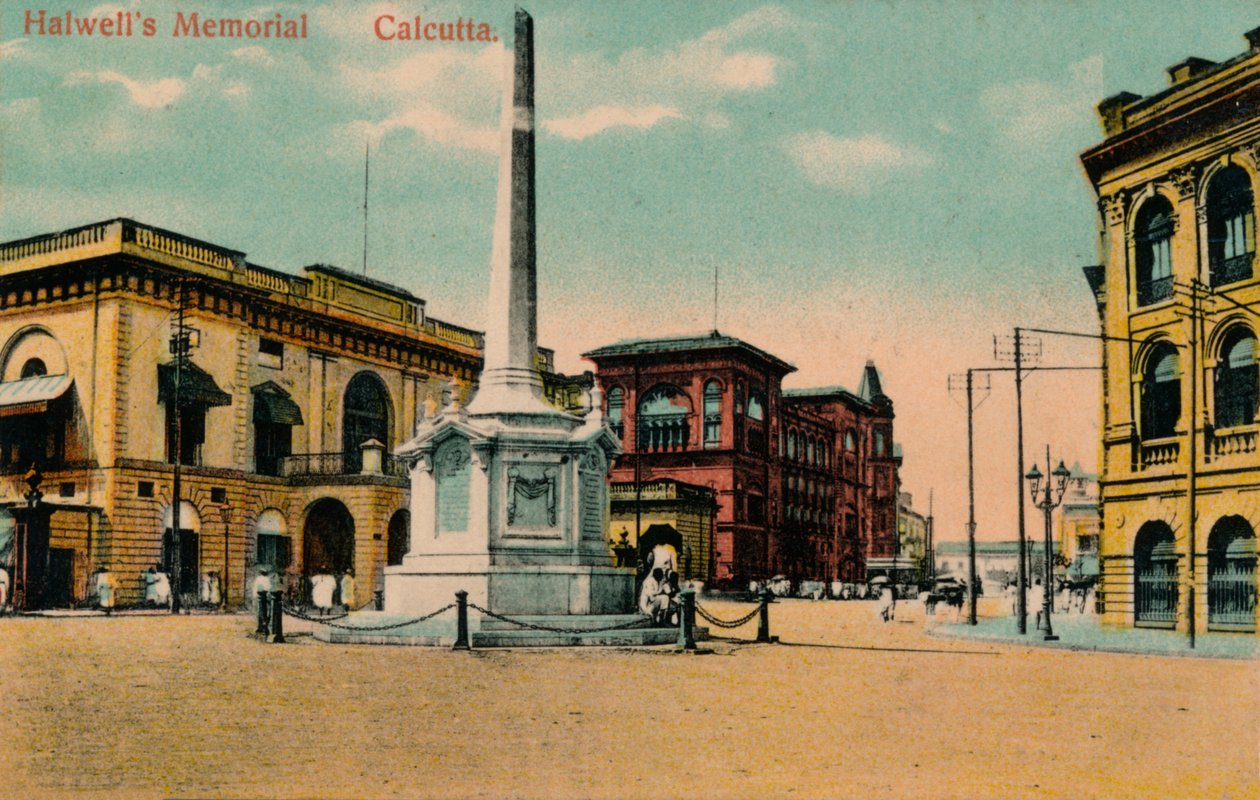 Halwells eli Holwells Memorial, Kalkutta, c1910 tekijältä Unbekannt