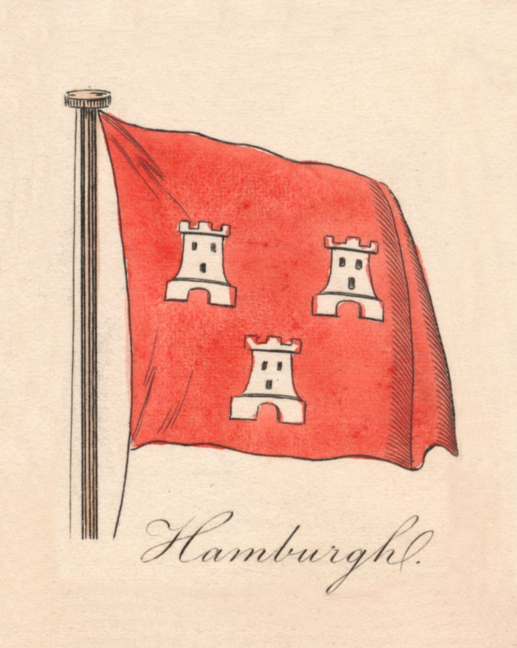 Hampuri, 1838 tekijältä Unbekannt