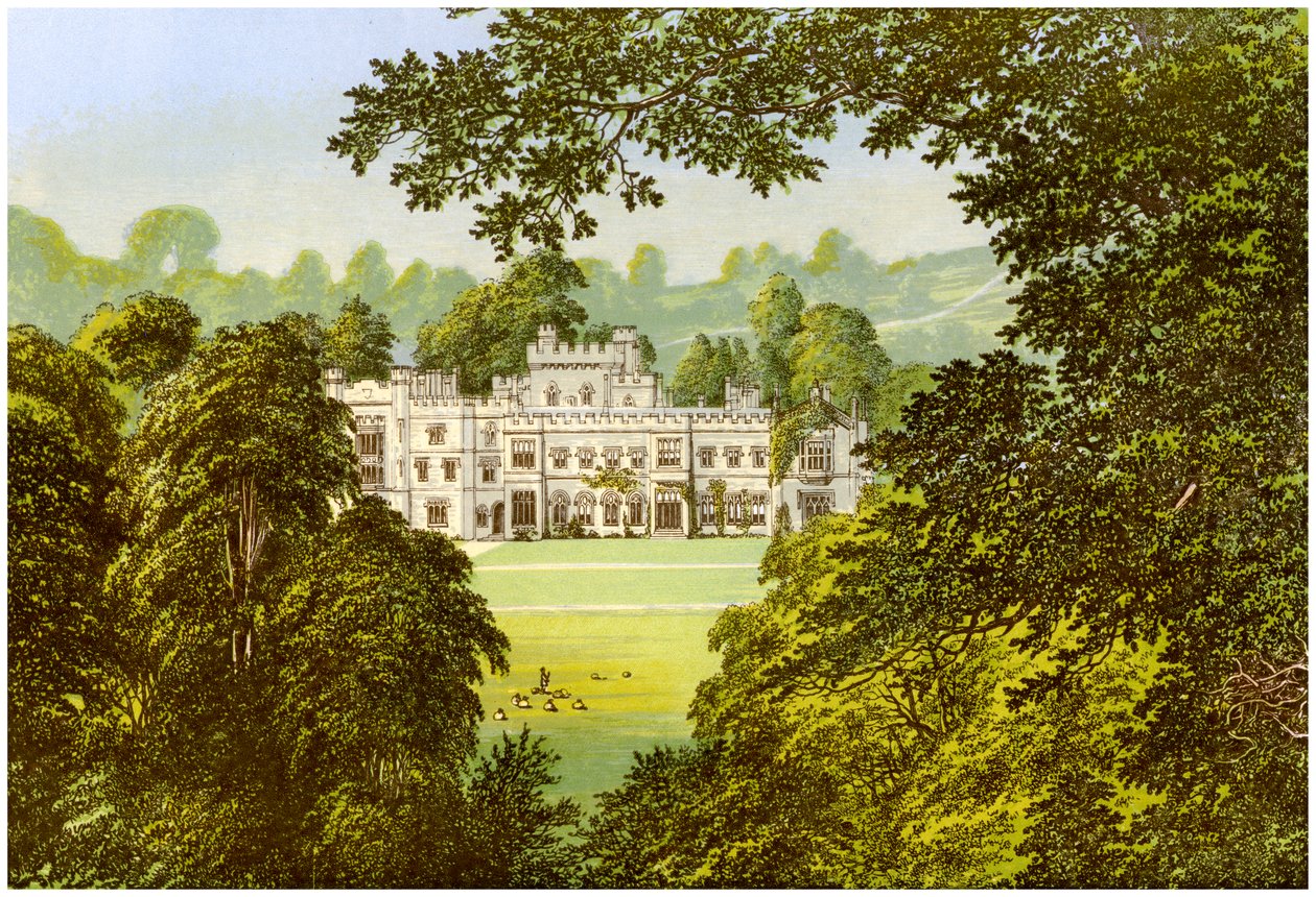 Hampton Court, Herefordshire, Arkwrightin perheen koti, 1880 tekijältä Unbekannt
