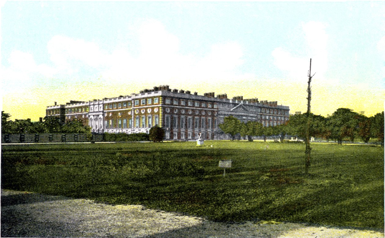 Hampton Court Palace, Lontoo, 1900-luku. tekijältä Unbekannt