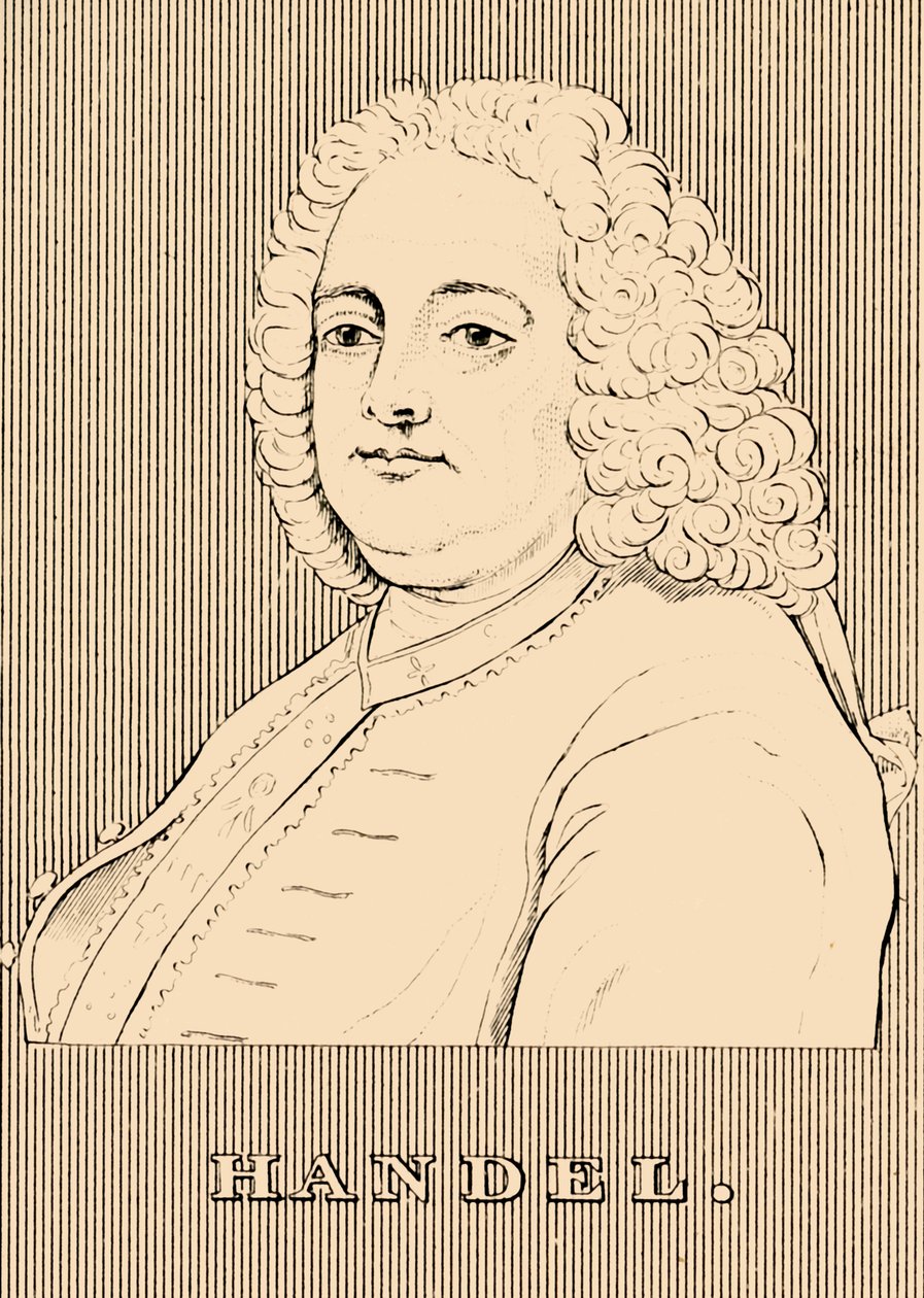 Händel, 1685-1759, 1830. tekijältä Unbekannt