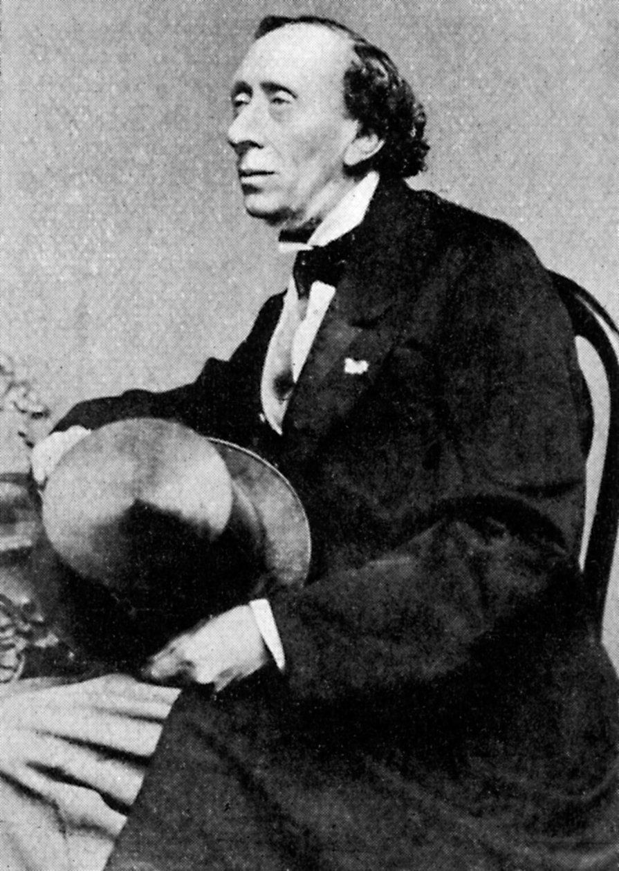 Hans Christian Andersen, tanskalainen kirjailija ja runoilija, 1800-luvun puoliväli tekijältä Unbekannt
