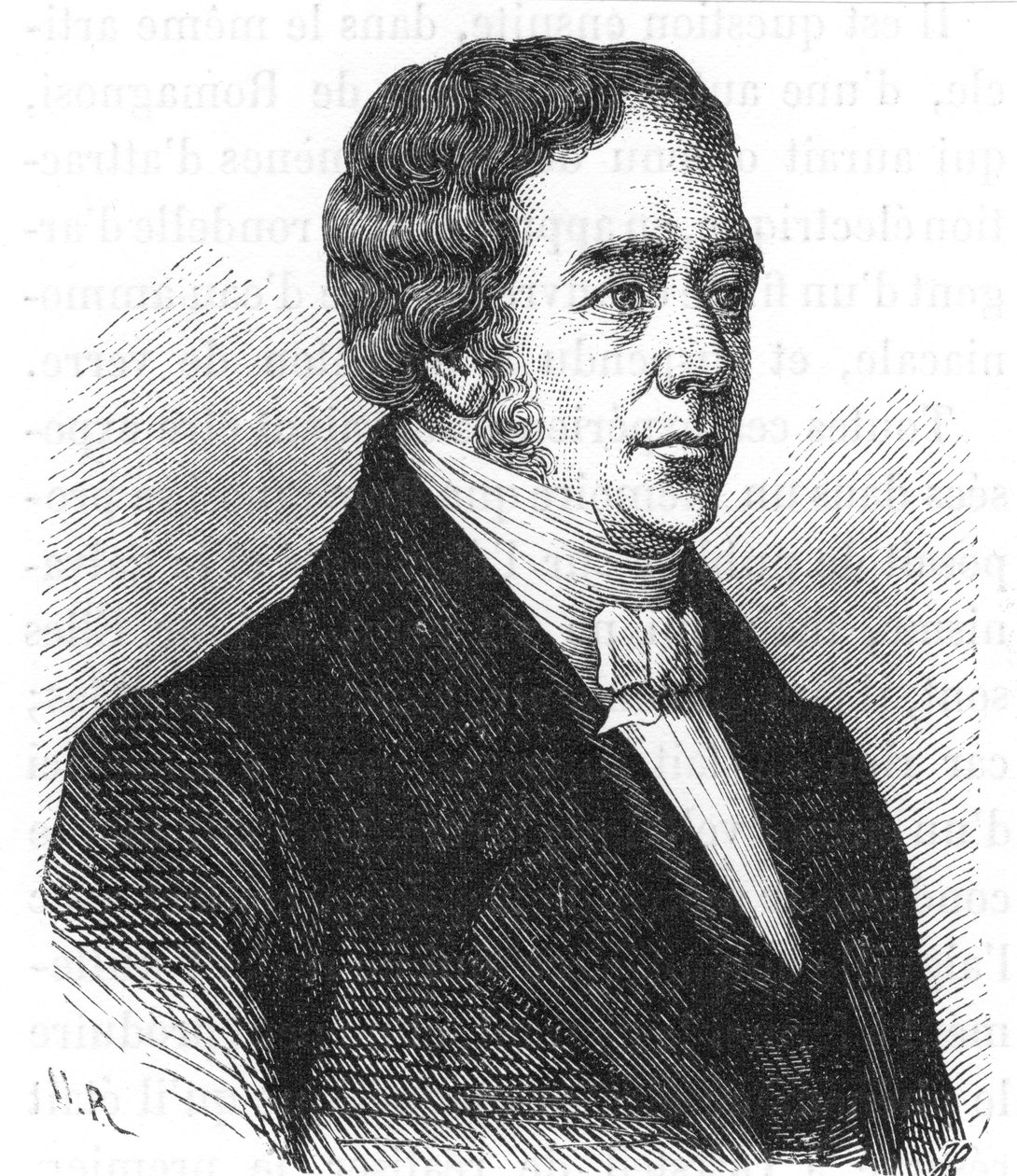 Hans Christian Oersted, tanskalainen fyysikko, [c1870] tekijältä Unbekannt