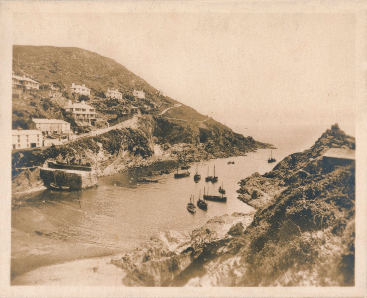 Harbour Mouth - Polperro, 1927 tekijältä Unbekannt