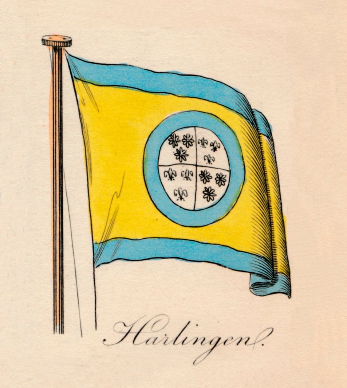 Harlingen, 1838 tekijältä Unbekannt
