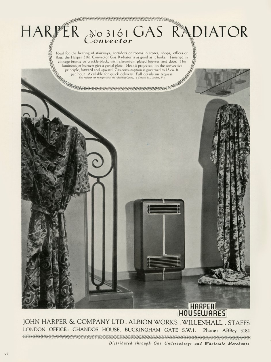 Harper No 3161 Convector Gas Radiator - Harper Housewares, 1949. tekijältä Unbekannt
