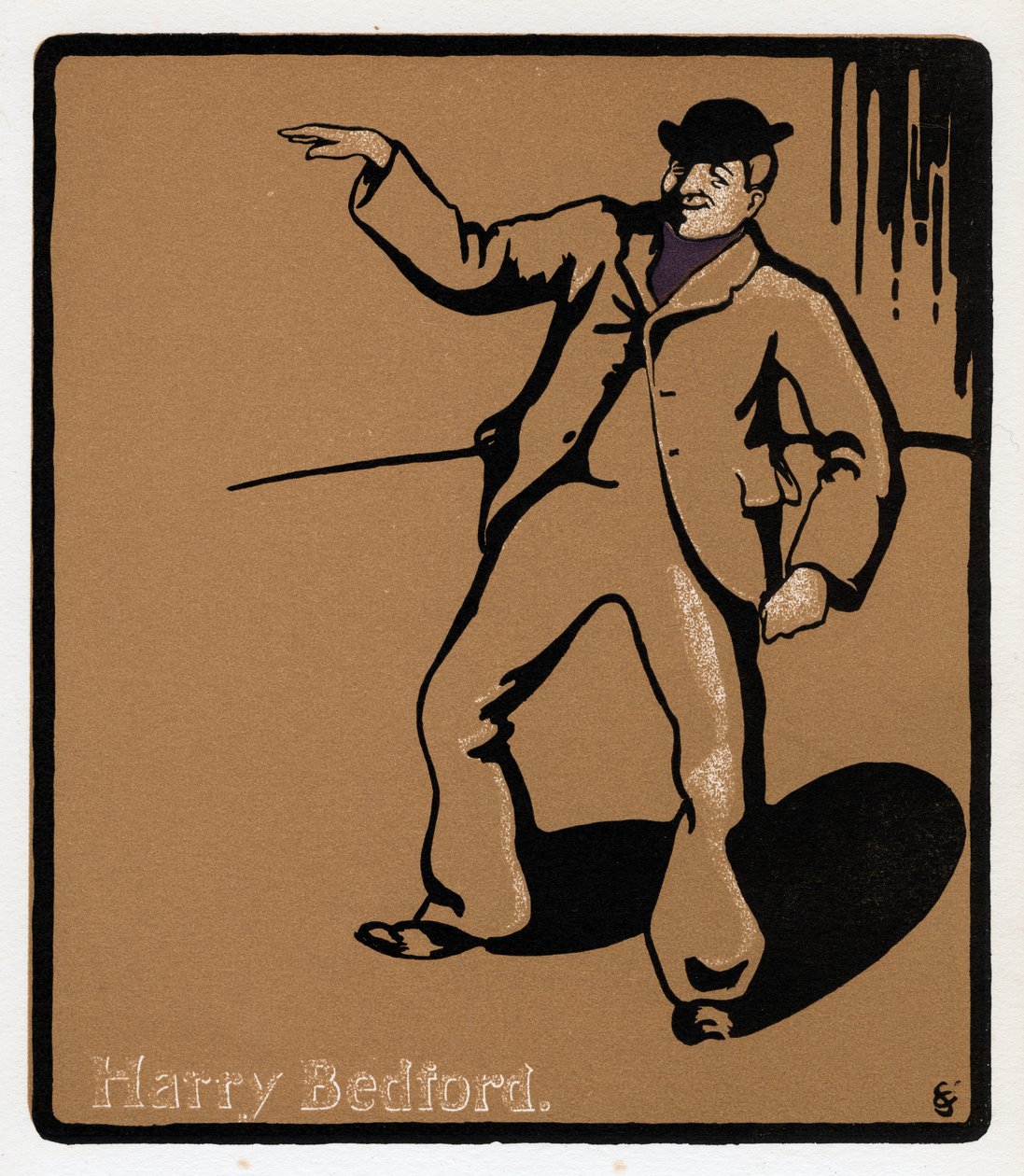 Harry Bedford, teatteritaiteilija, 1800-luvun loppu tekijältä Unbekannt