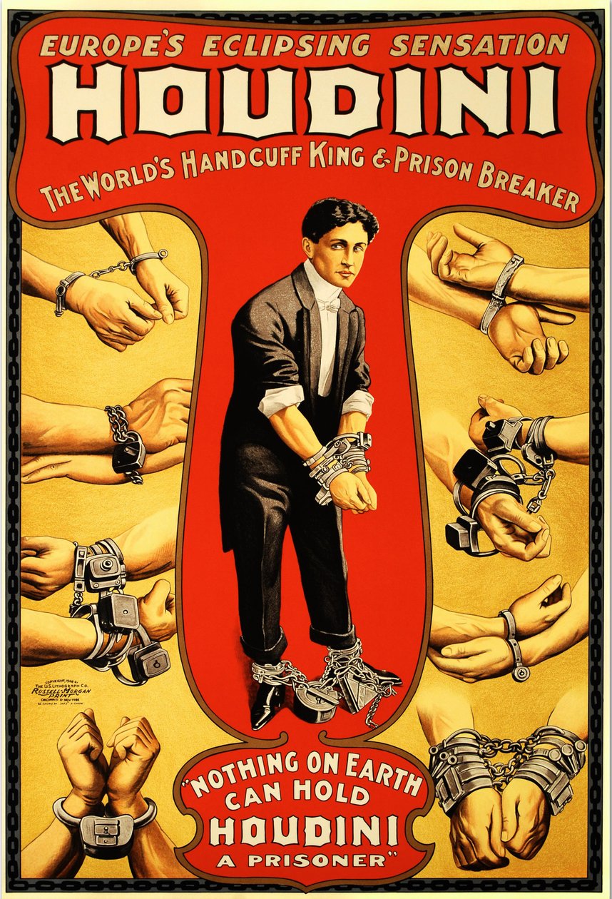 Harry Houdini, c. 1906. tekijältä Unbekannt