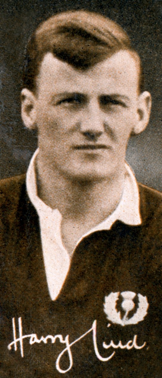 Harry Lind 1906-1986, Skotlannin kansainvälinen rugby-pelaaja, 1935 tekijältä Unbekannt