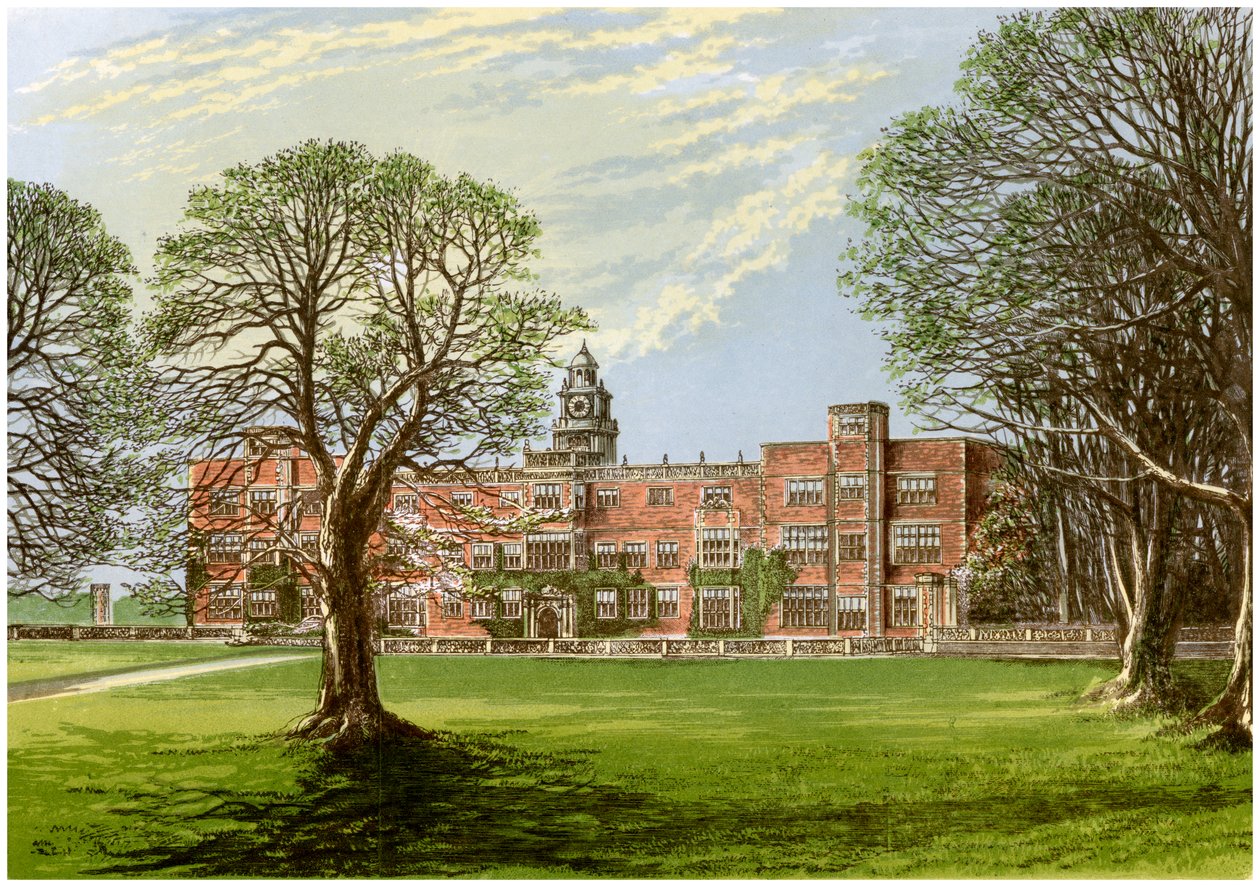 Hatfield House, Hertfordshire, Salisburyn markiisin koti, 1880 tekijältä Unbekannt