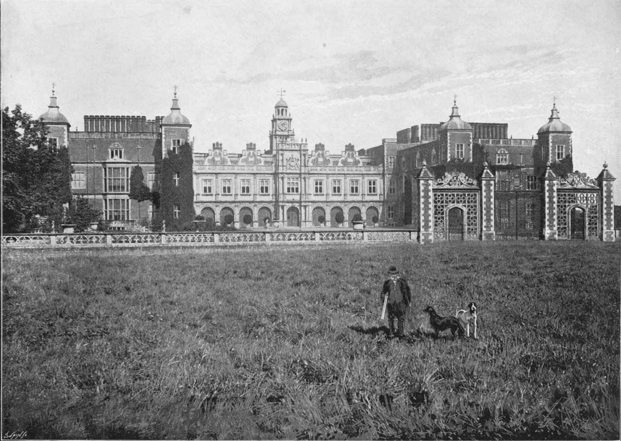 Hatfield House, etelärintama, 1896 tekijältä Unbekannt