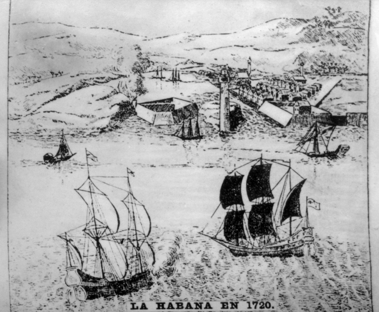 Havanna 1720, 1910-luvulla tekijältä Unbekannt