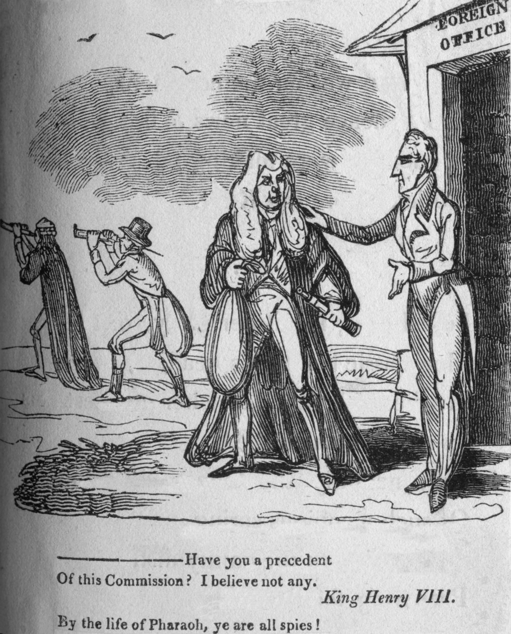 Onko sinulla ennakkotapausta tästä komissiosta, en usko yhtään, c1820. tekijältä Unbekannt