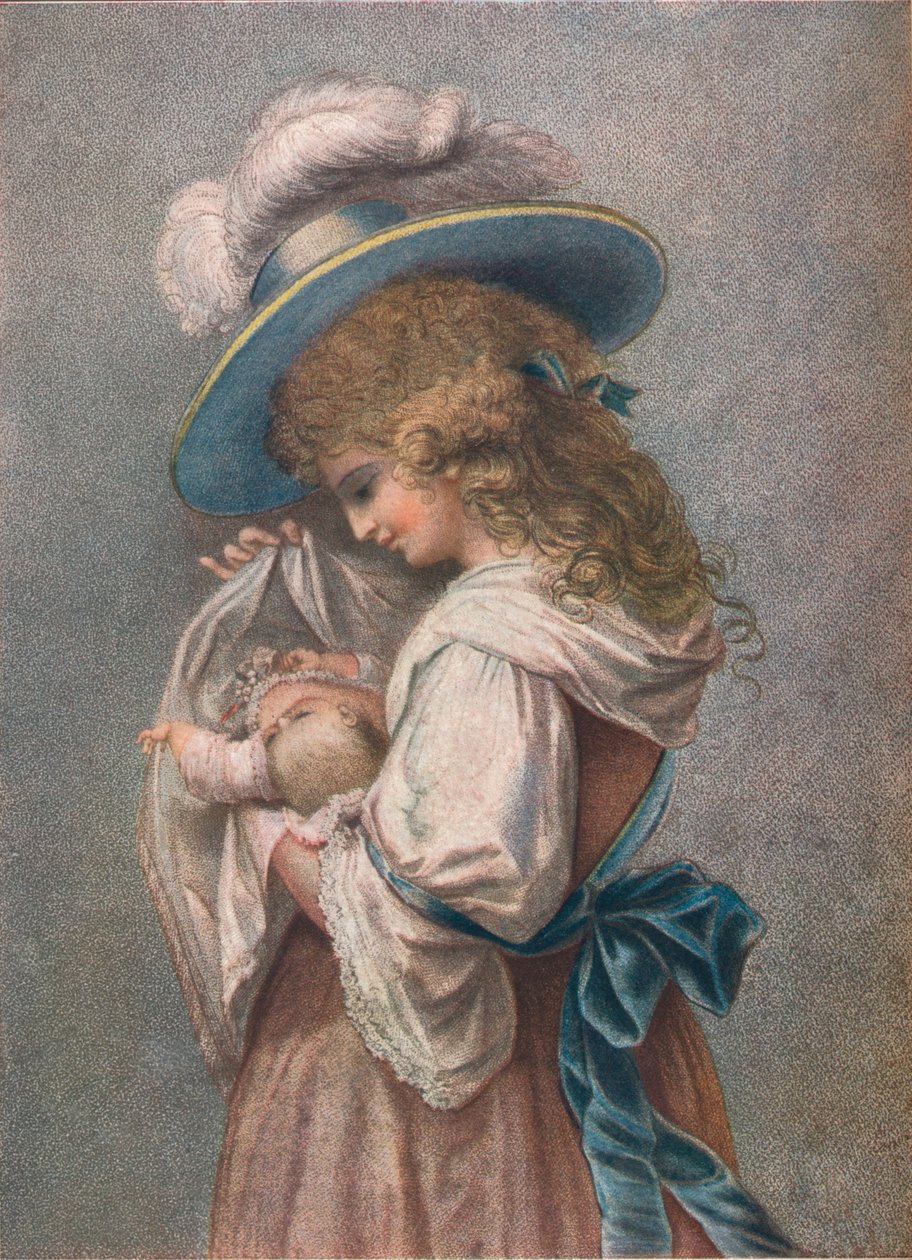 Hän nukkuu, 1903 tekijältä Unbekannt