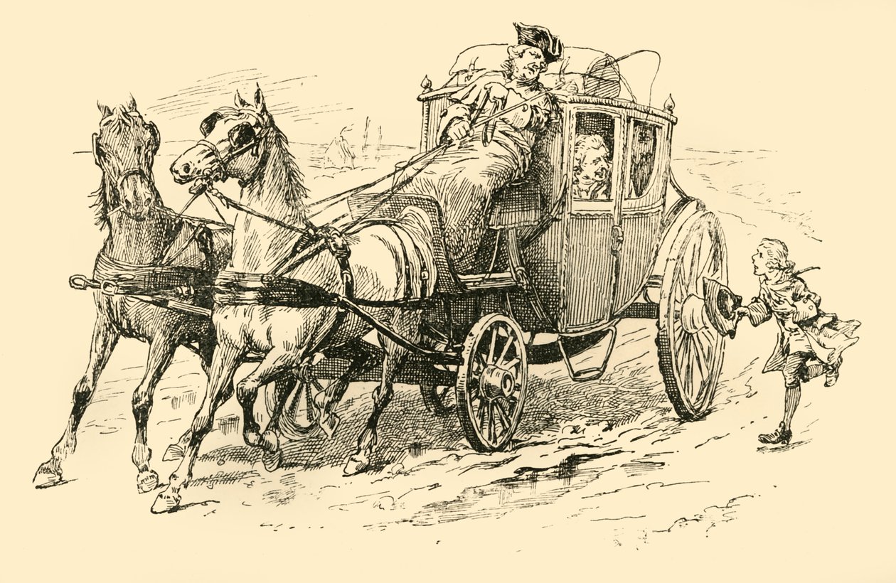Hän kutsui valmentajaa pysähtymään, 1907. tekijältä Unbekannt