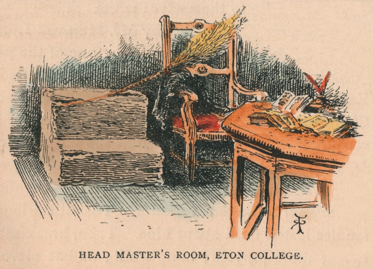 Head Masters Room, Eton College, 1800-luku. tekijältä Unbekannt