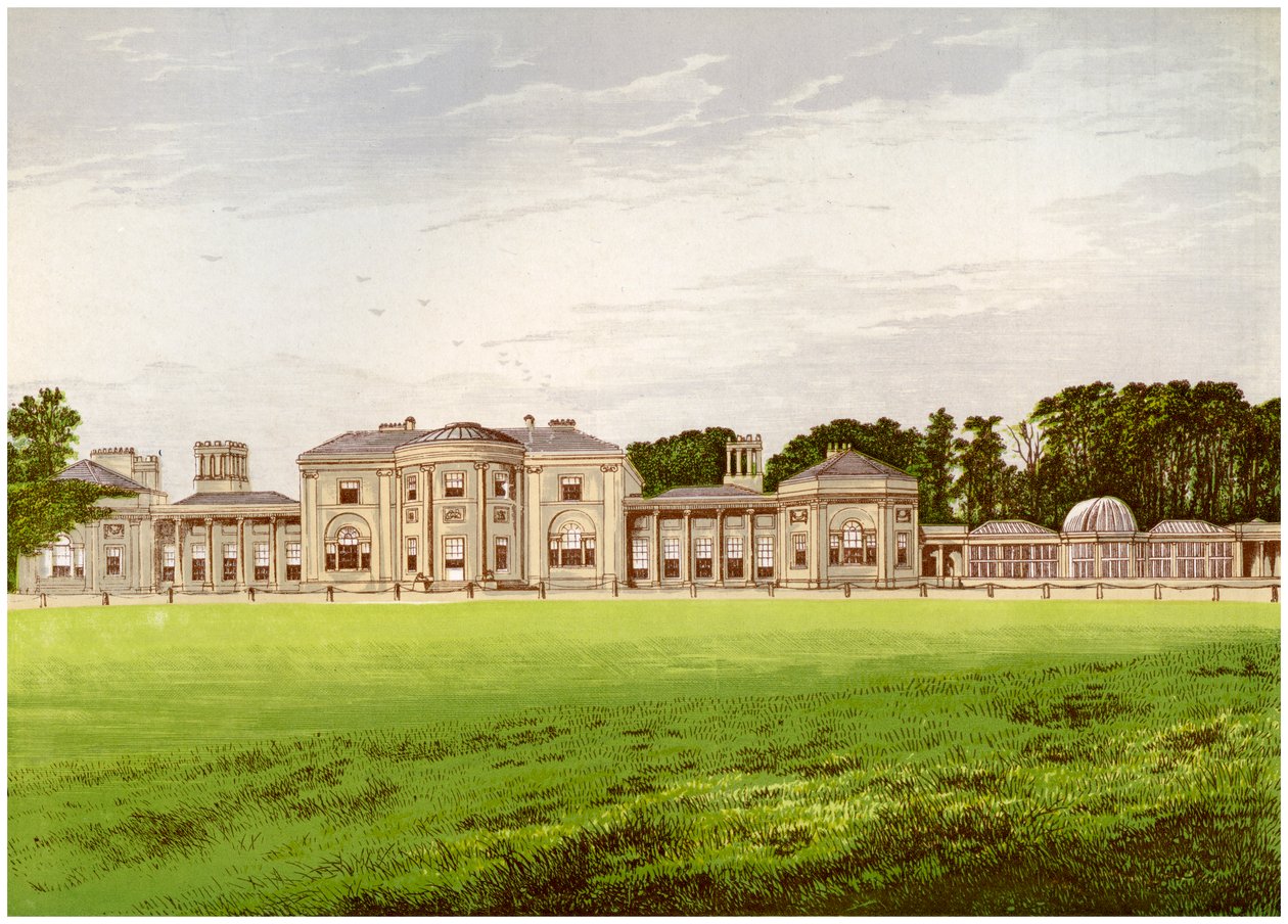 Heaton Park, Lancashire, Earl of Wiltonin koti, vuodelta 1880 tekijältä Unbekannt