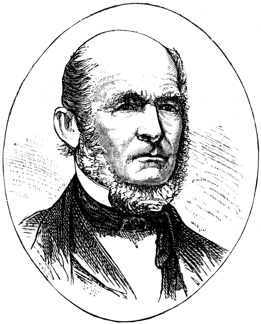 Heber Kimball, mormoniliikkeen johtava jäsen, vuodelta 1880 tekijältä Unbekannt