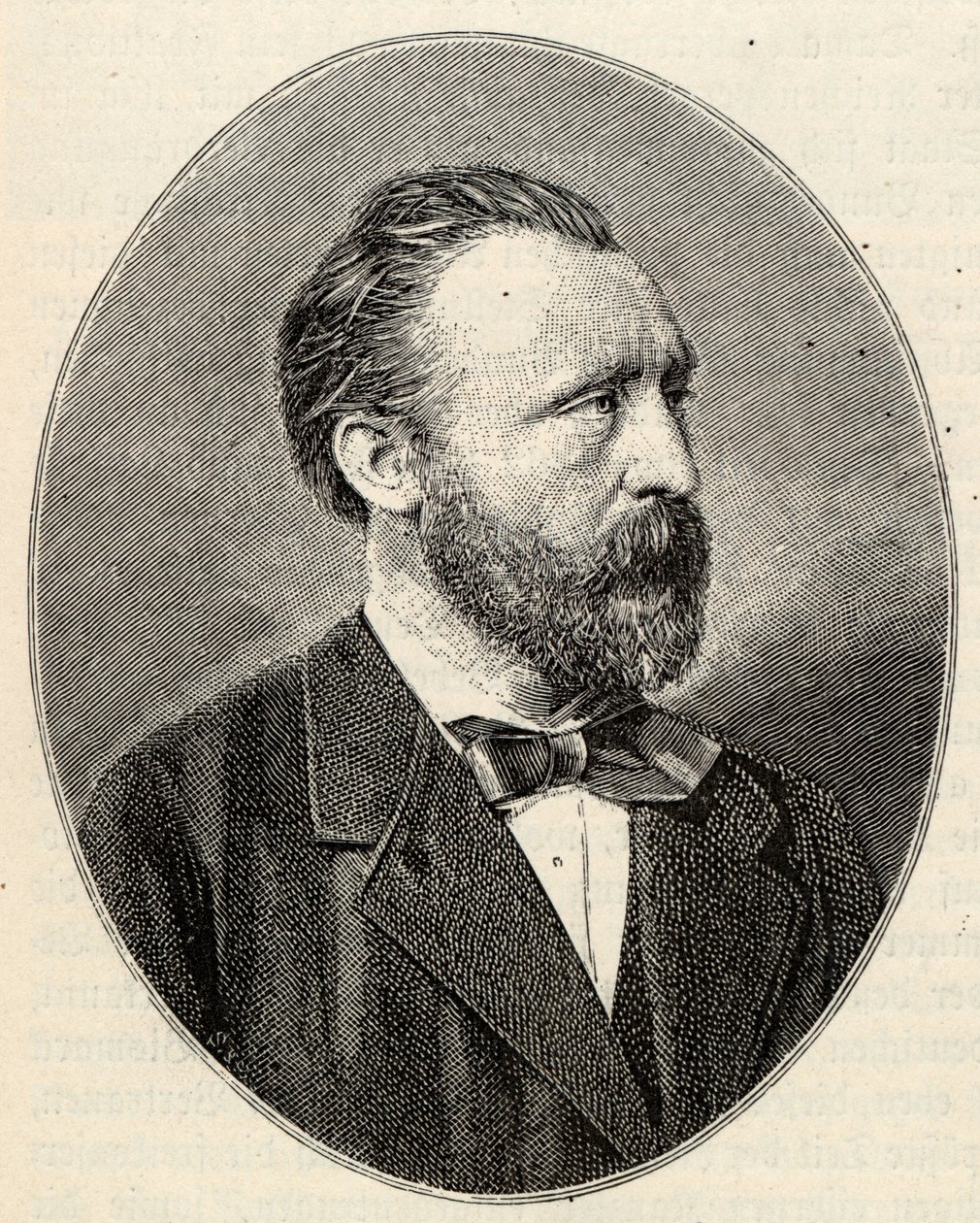 Heinrich von Stephan 1831-1897, pääjohtaja. tekijältä Unbekannt