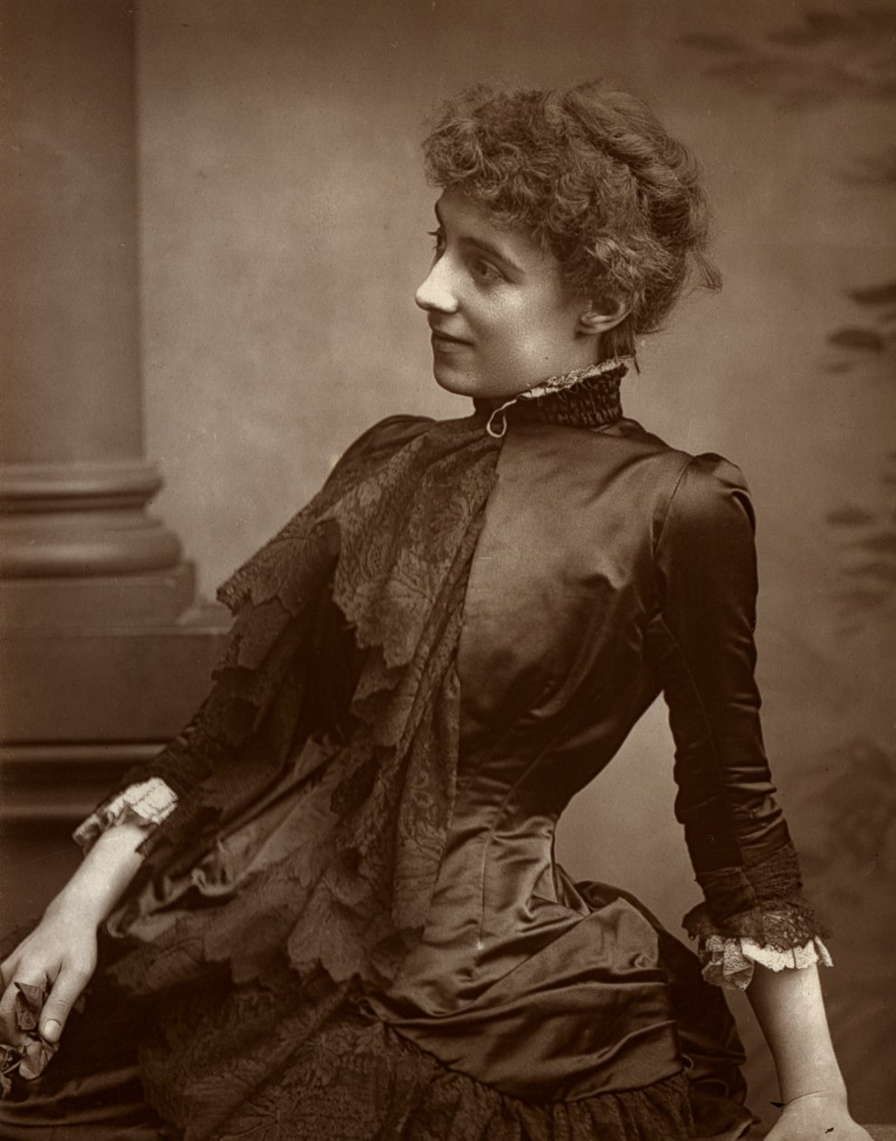 Helen Maud Holt Mrs Beerbohm Tree, brittiläinen näyttelijä, 1884 tekijältä Unbekannt