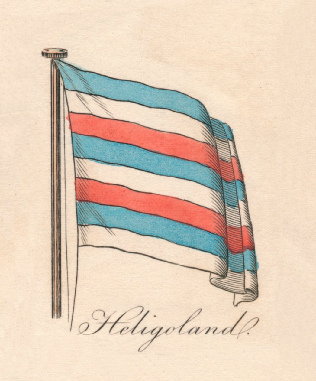 Helgoland, 1838 tekijältä Unbekannt
