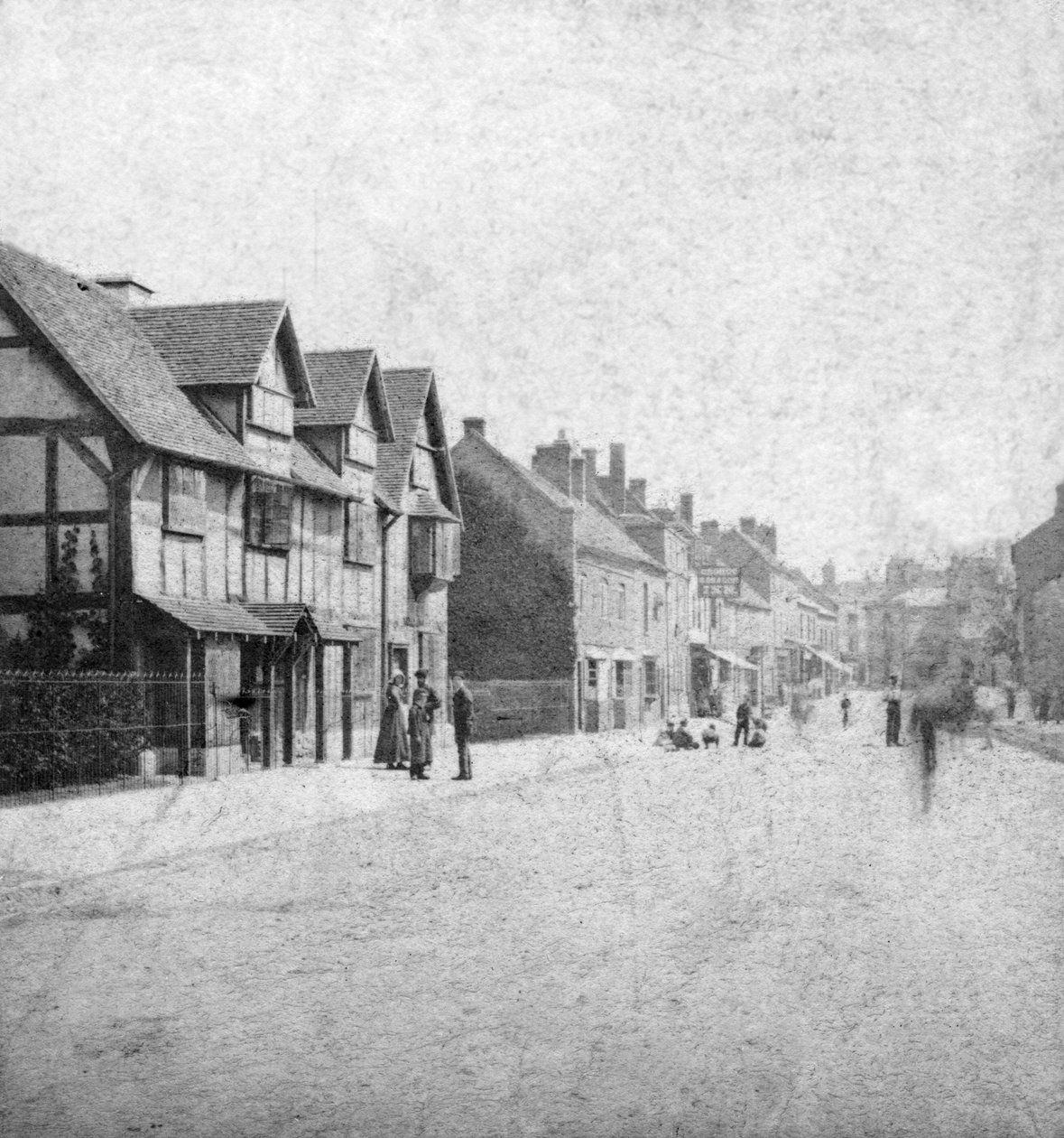 Henley Street, Stratford-upon-Avon, Warwickshire, 1800-luvun loppu tekijältä Unbekannt