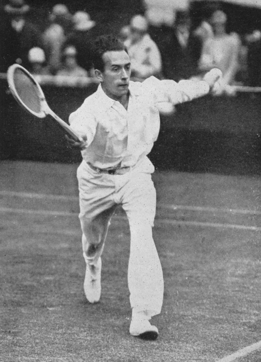 Henri Cochet, aikansa nopein pelaaja, Wimbledon, 1927 tekijältä Unbekannt