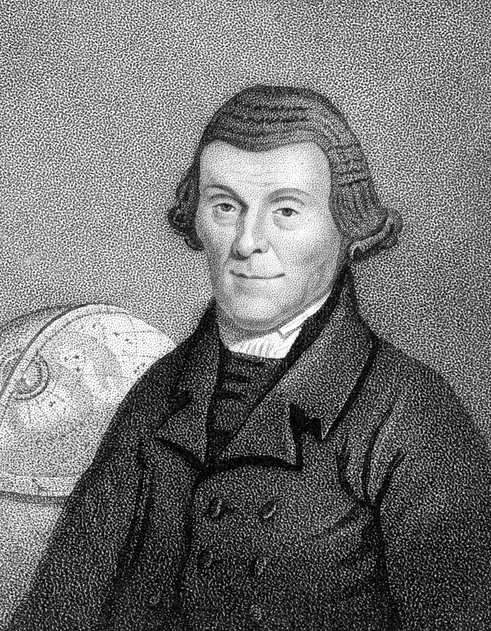 Henry Andrews, englantilainen tähtitieteellinen laskin, kirjoittanut Moores Almanack, c1800 tekijältä Unbekannt