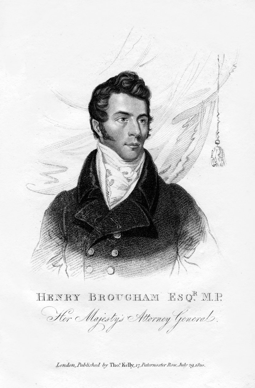 Henry Brougham, oikeusministeri, 1820 tekijältä Unbekannt