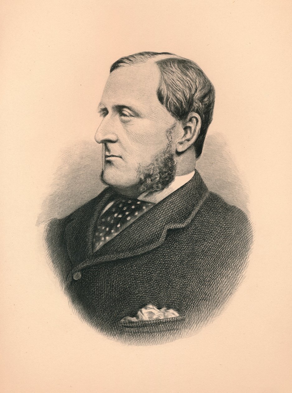 Henry Chaplin, 1. varakreivi Chaplin 1840-1923, brittiläinen maanomistaja, kilpahevosen omistaja, 1896 tekijältä Unbekannt